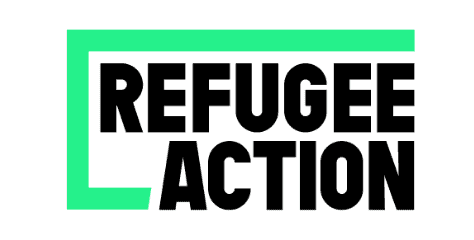 Logotipo de acción de refugiados