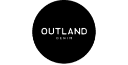 logotipo de outland denim