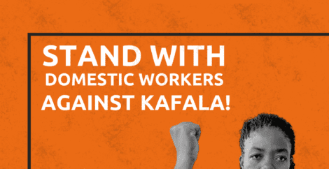 Stare con i lavoratori domestici contro kafala