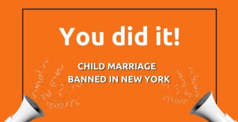 Successo! La comunità Freedom United spinge a New York per vietare i matrimoni precoci