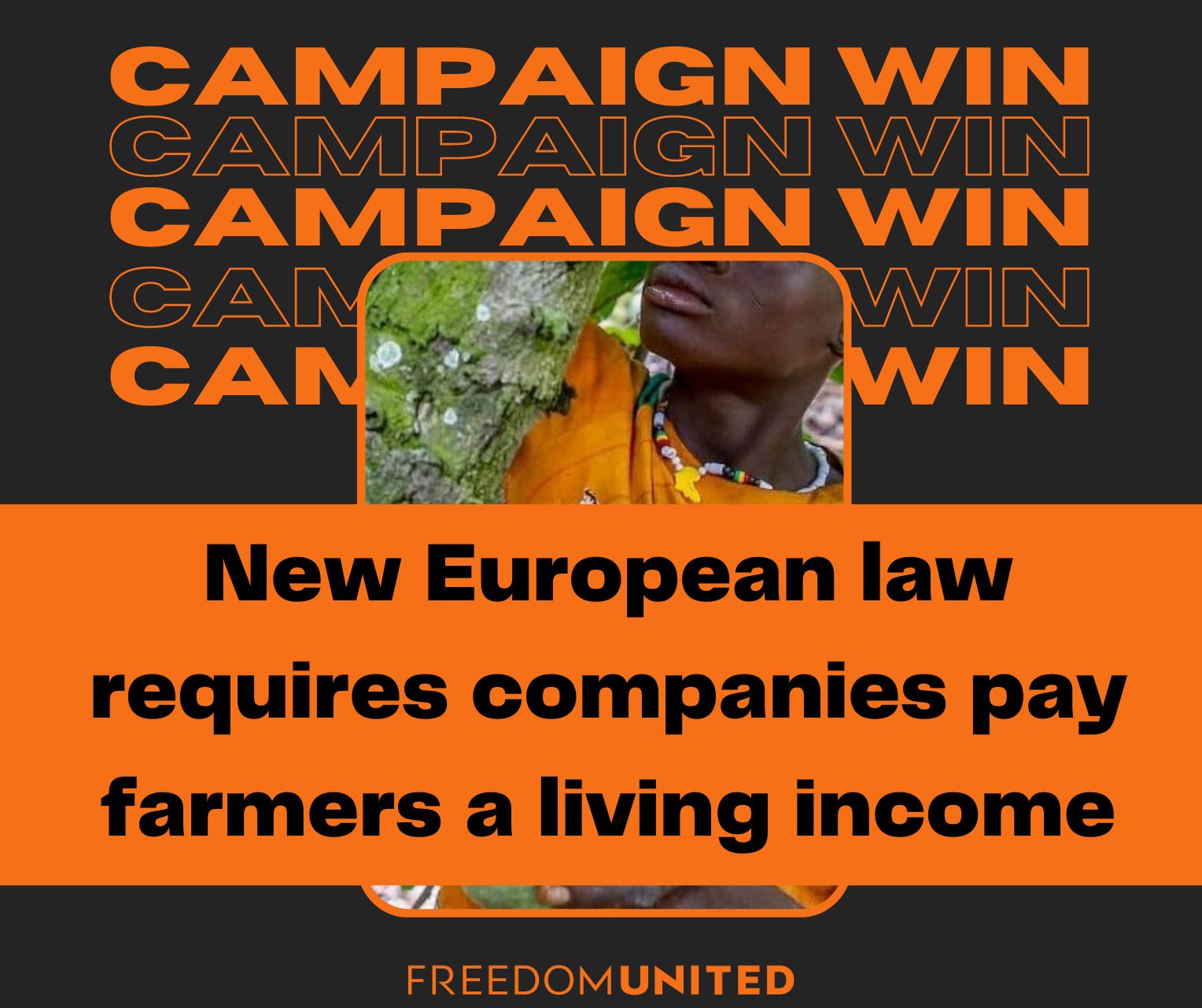 Living income for cocoa farmers win!