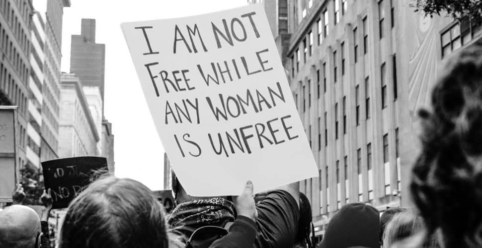 womans rights protest