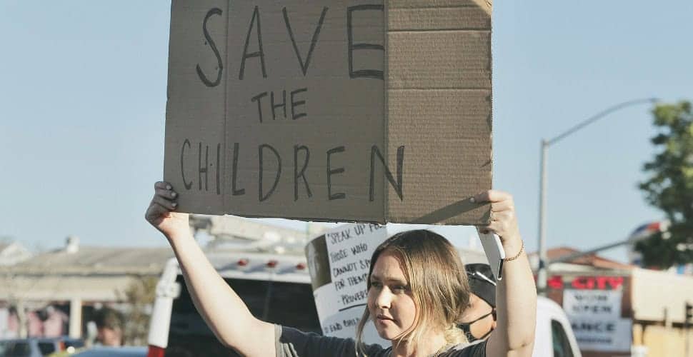save the children sign