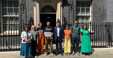 MHRDD petition hand in to 10 Downing St